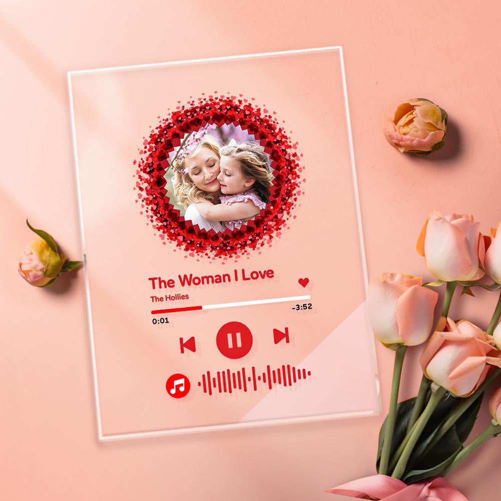 “Can’t Stop Love” Music Code Photo Night Light