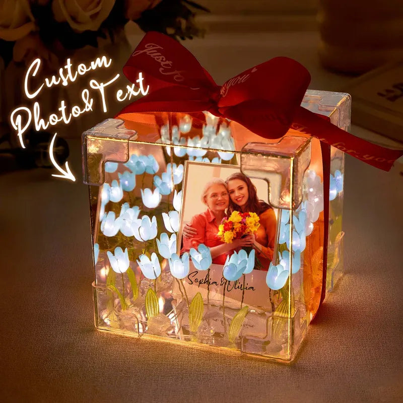 Custom Photo Tulip Infinity Mirror Box DIY Kit