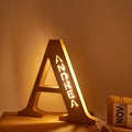 Personalized Name Wooden Letter Night Light