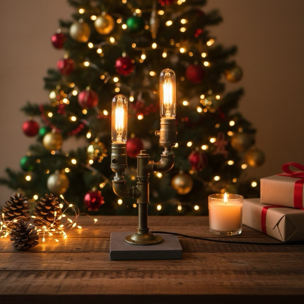 Edison Steampunk Desk Lamp Night Light