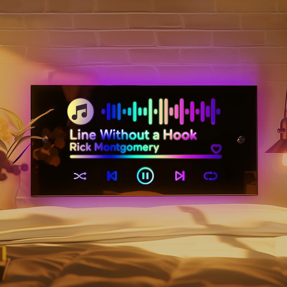 Scannable Code Mirror Sign – LED