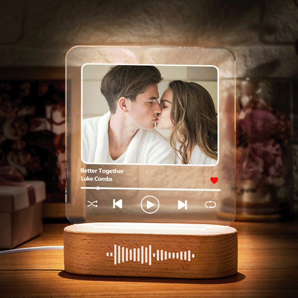 Music Code Keychain Night Light