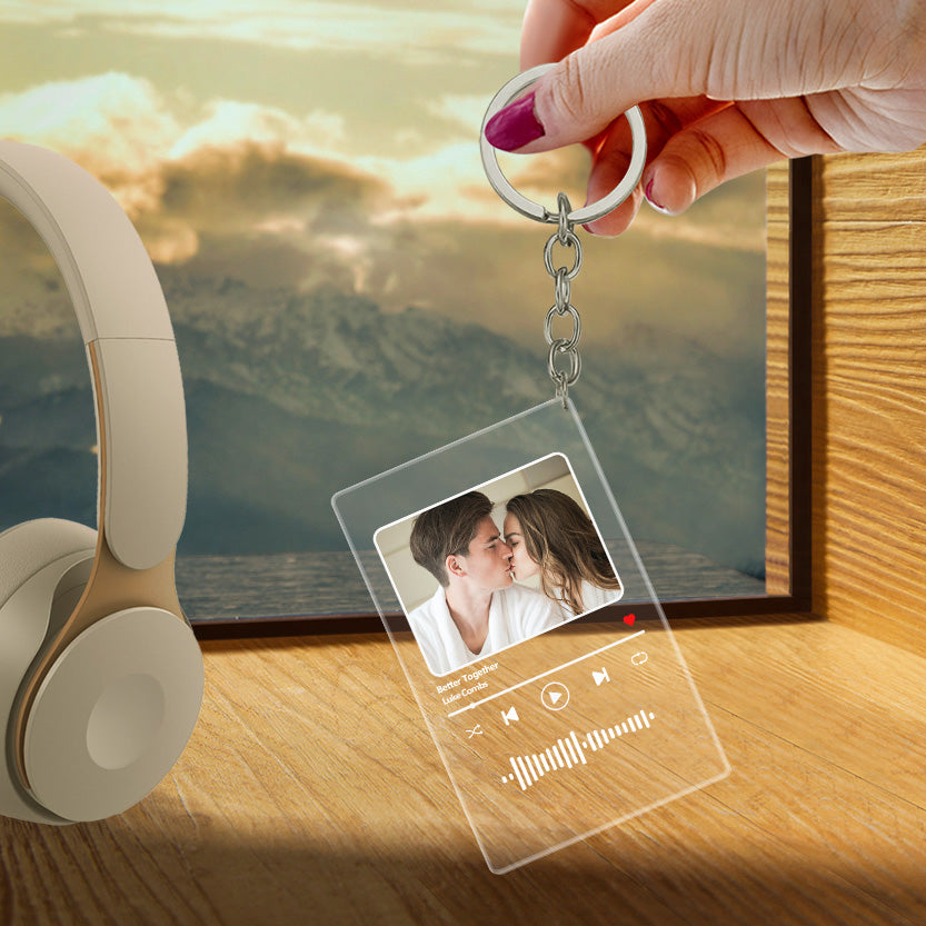 Music Code Keychain Night Light