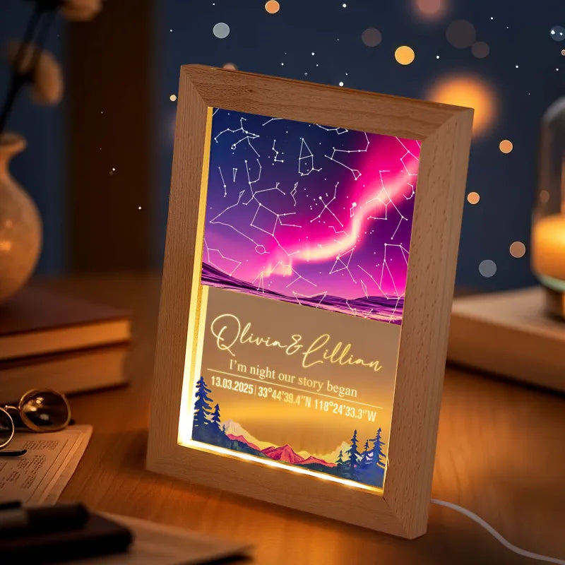 Custom Star Map Night Light (Acrylic)