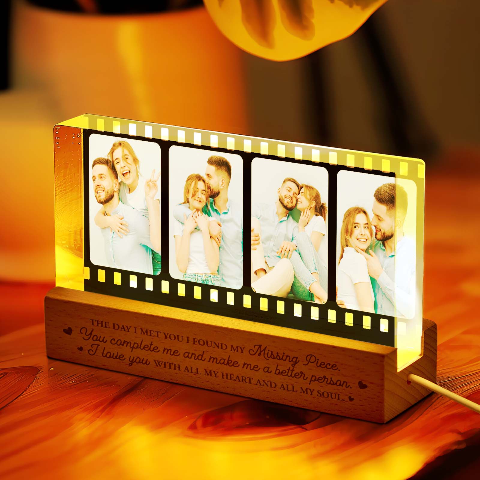 Personalized Film Style Photo Night Light