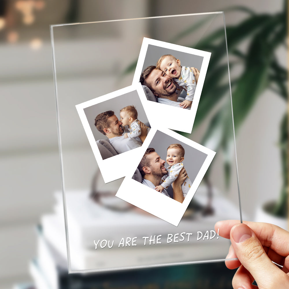 Personalized Photo Wooden Base Night Light