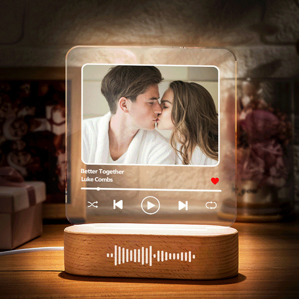 Music Code Keychain Night Light