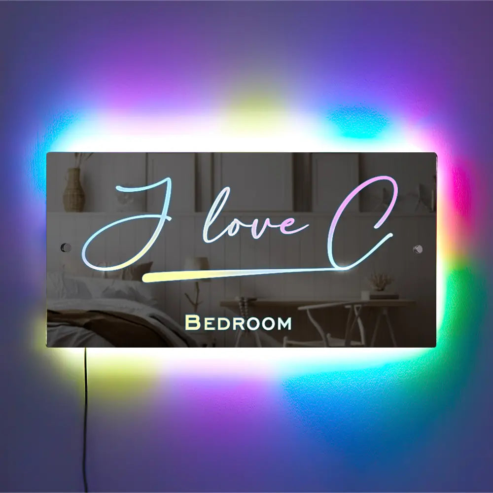 Personalized Name Mirror – Light-Up