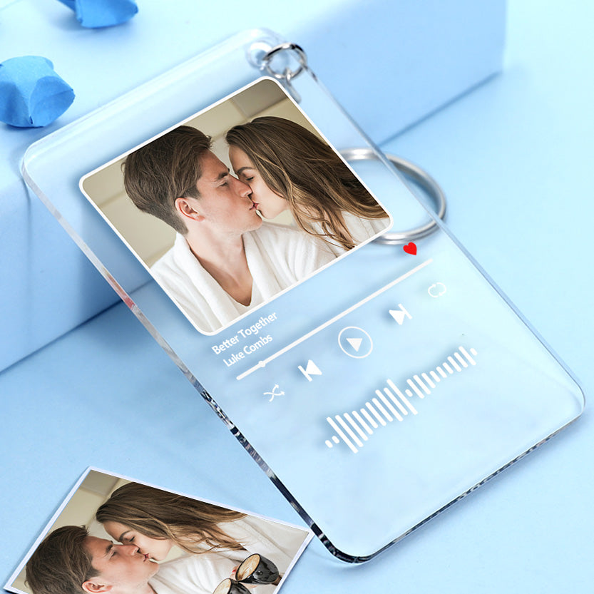 Music Code Keychain Night Light