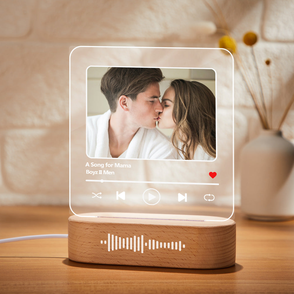 Music Code Keychain Night Light