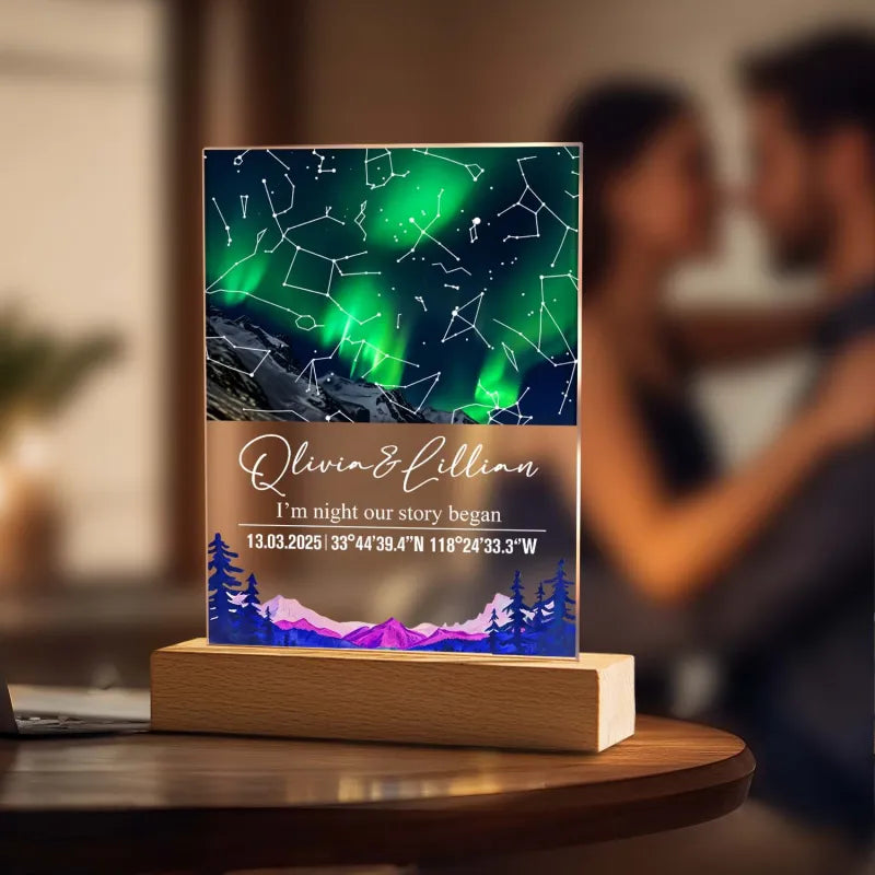 Custom Star Map Night Light (Acrylic)