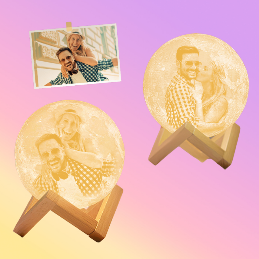 Custom Photo Moon Lamp – Luna Style