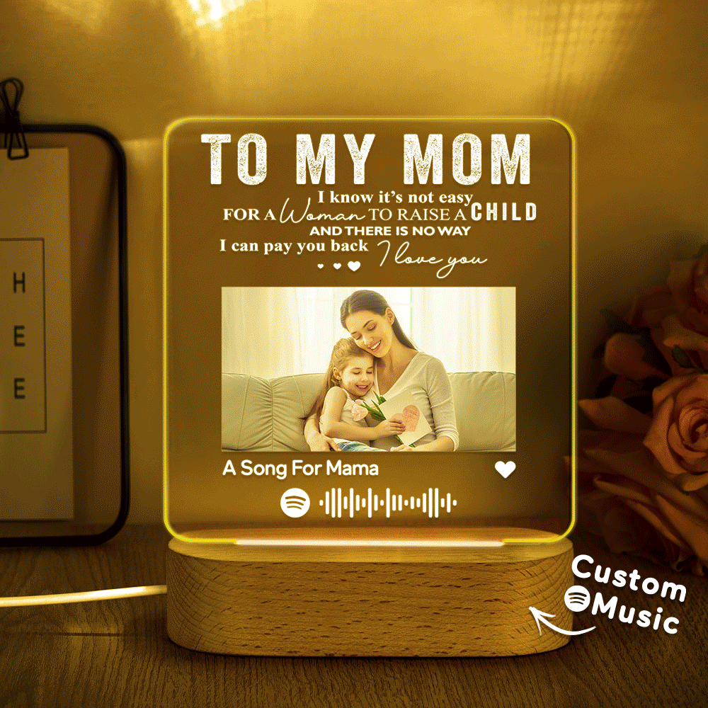 Photo Night Light with Music Code