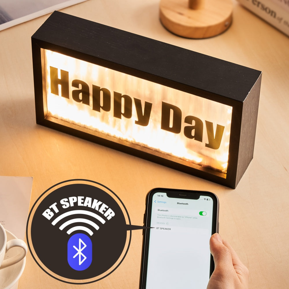 Personalized Bluetooth Speaker with Light