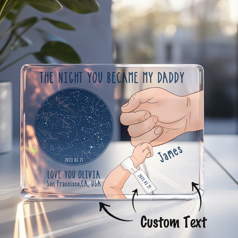 Custom Star Map Night Light – Personalized Date