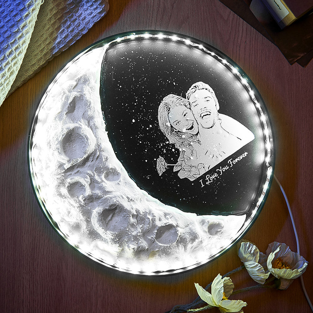 Personalized Photo Moon Lamp DIY Paint Night Light