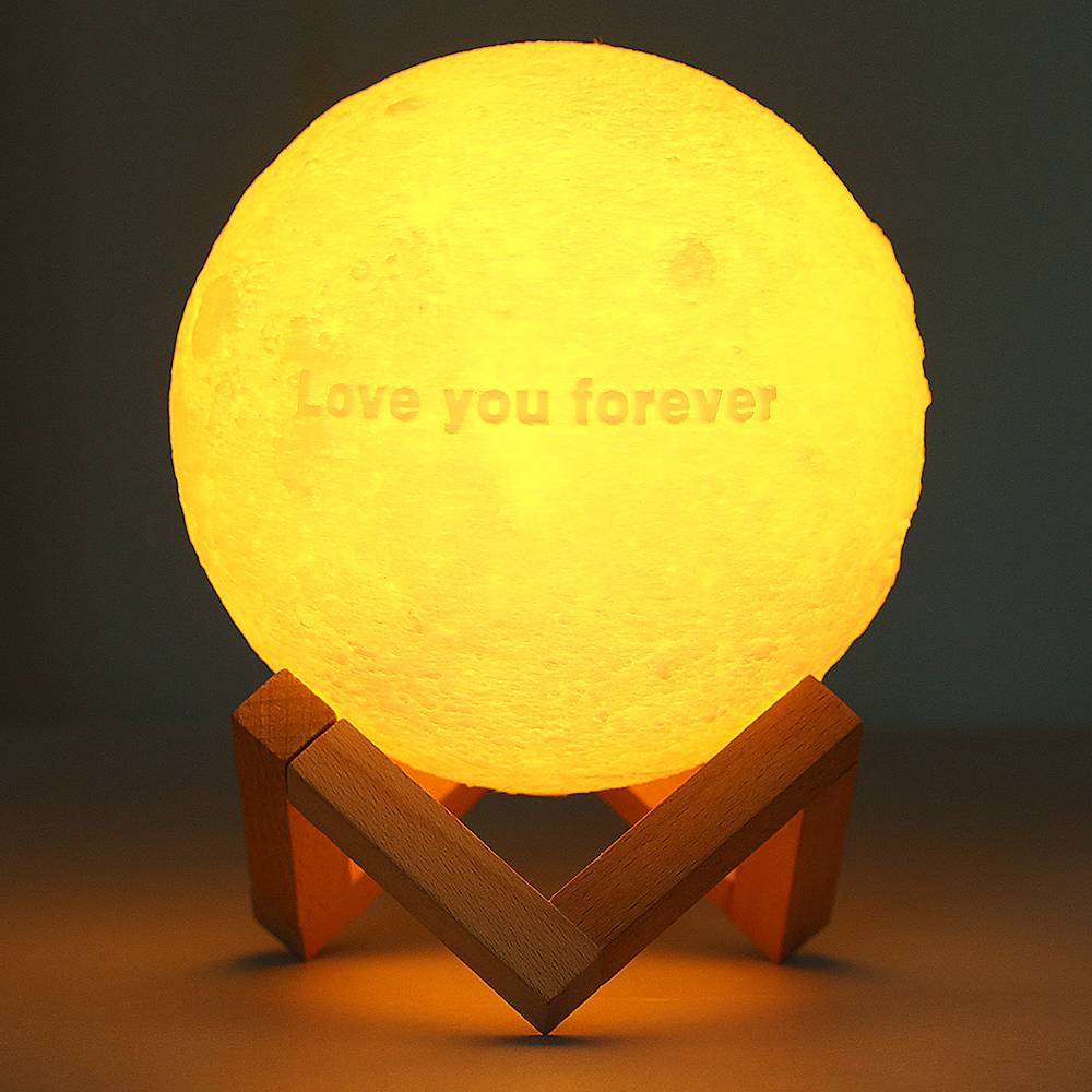 Custom Text Moon Lamp