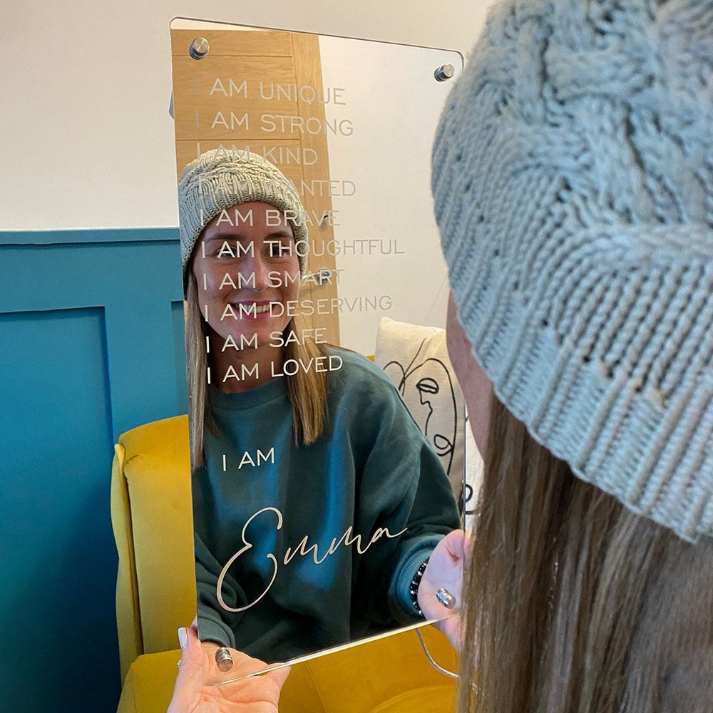 Affirmations Mirror – Colorful LED