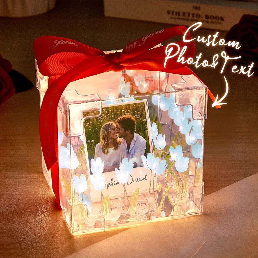 Custom Photo Tulip Infinity Mirror Box DIY Kit