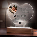 Heart Music Plaque Night Light