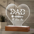 Engraved Father’s Day Night Light
