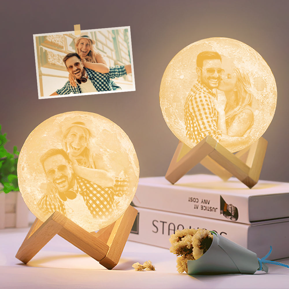 Custom Photo Moon Lamp – Luna Style