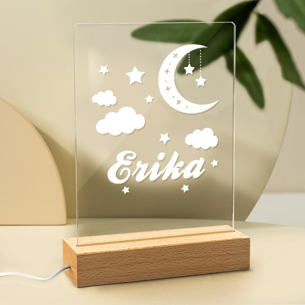 Kids Night Light – Stars, Moon & Clouds