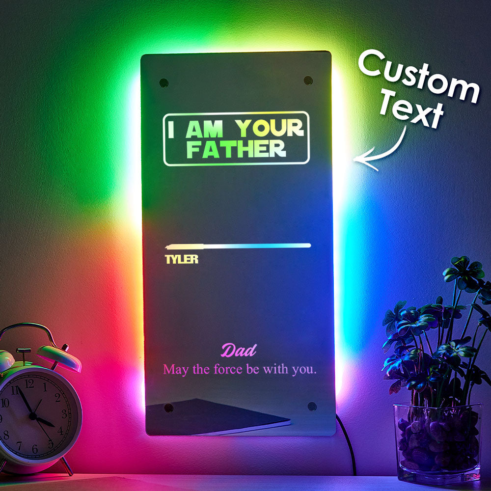 Custom Father’s Day Saber Mirror Lamp