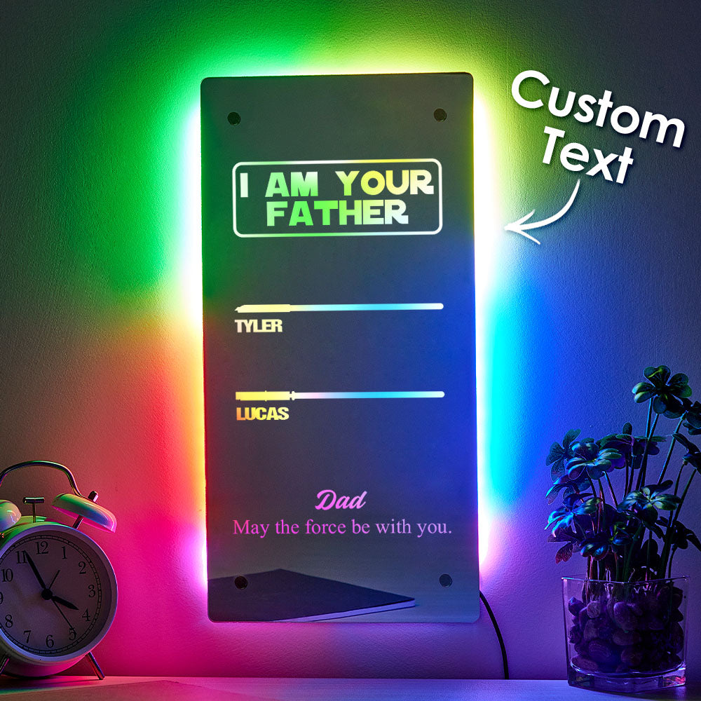 Custom Father’s Day Saber Mirror Lamp