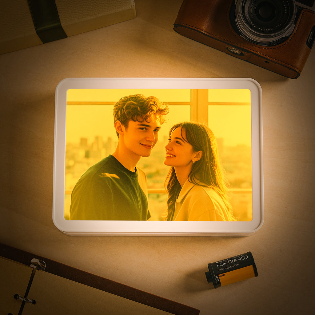 Custom Photo Bluetooth Speaker Music Mirror Lamp