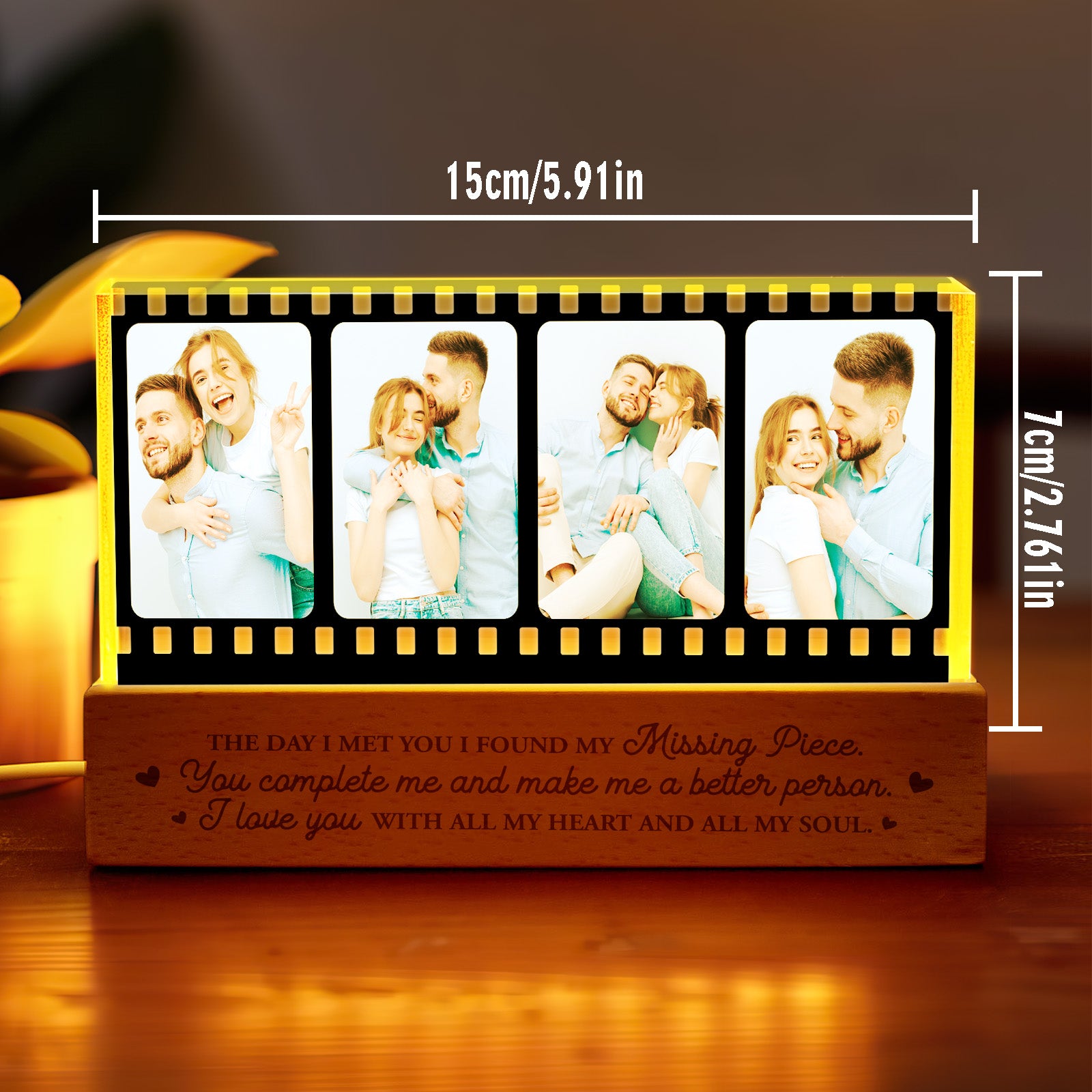 Personalized Film Style Photo Night Light