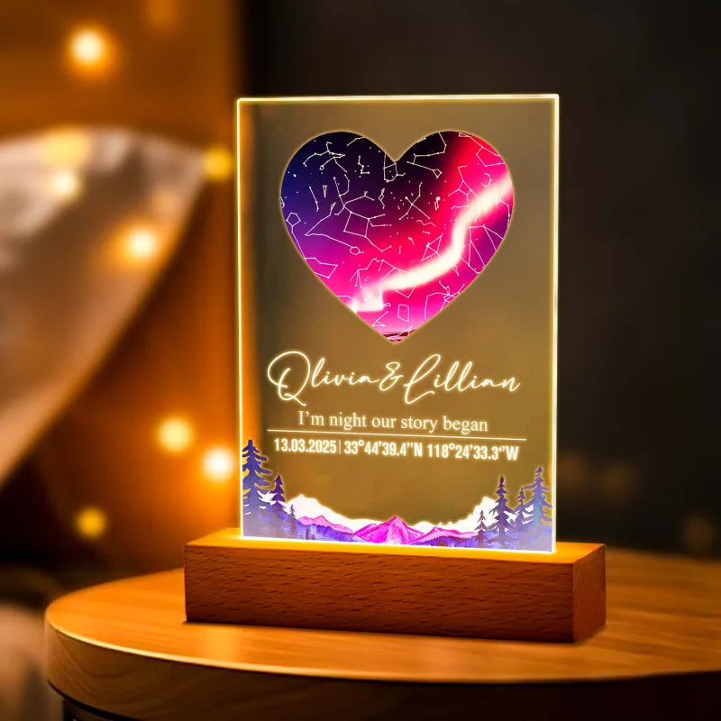 Custom Star Map Night Light (Acrylic)