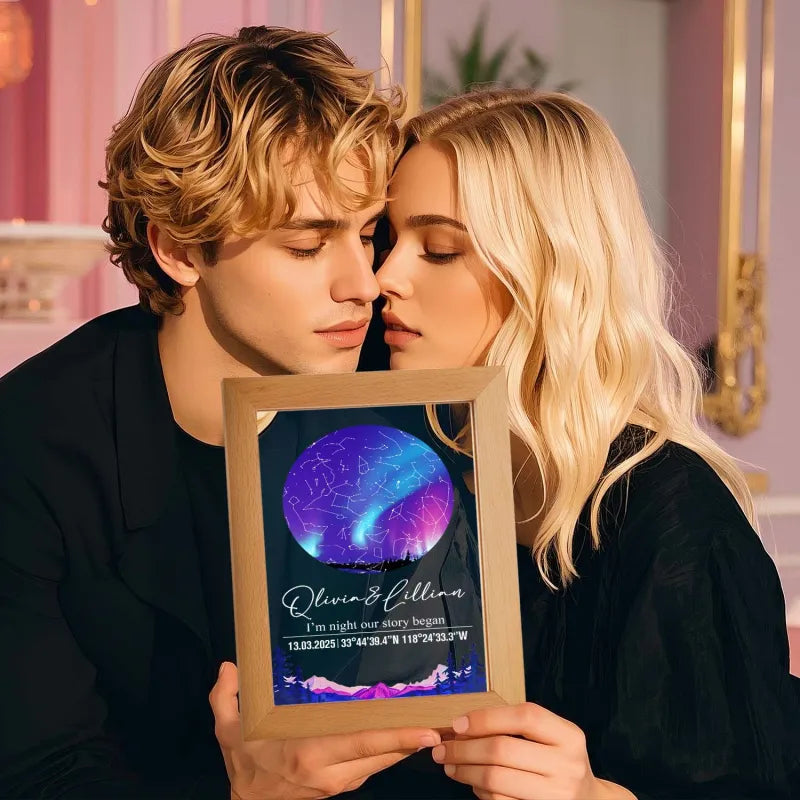 Custom Star Map Night Light (Acrylic)