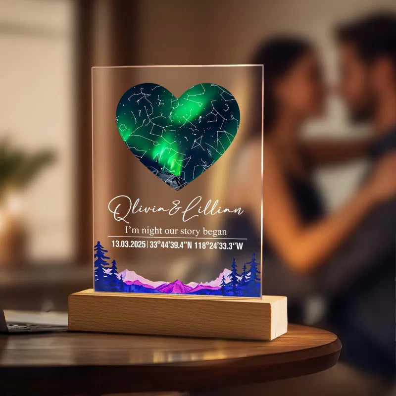 Custom Star Map Night Light (Acrylic)