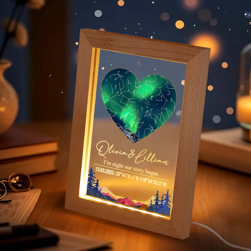 Custom Star Map Night Light (Acrylic)