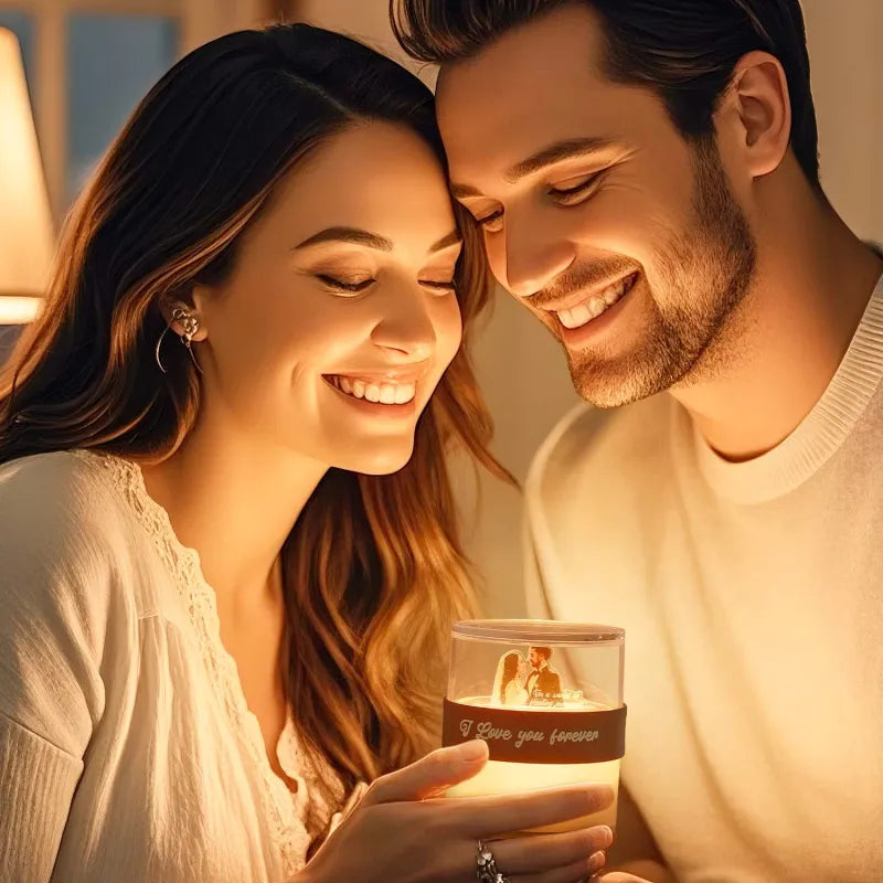 Customized Memorial Hourglass Acrylic Night Light