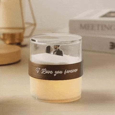 Customized Memorial Hourglass Acrylic Night Light